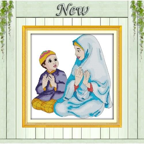 Inheritance Muslim belief home decor painting counted print on canvas DMC 14CT 11CT Cross Stitch kits Needlework Embroidery Sets