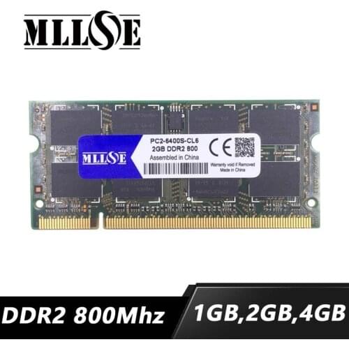 MLLSE 1gb 2gb 4gb ddr2 800mhz pc2-6400 sodimm laptop, ddr2 800 2gb pc2-6400s sdram notebook, memory ram ddr2 2gb 2g 800 mhz dimm