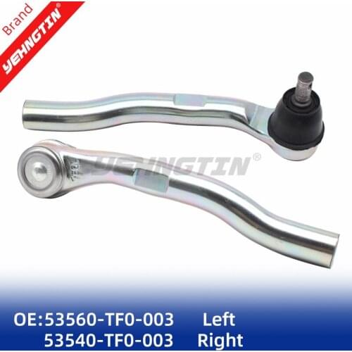 OEM 53560-TF0-003 53540-TF0-003 Left & Right Power Steering Outer Tie Rod Set End Set For Honda FIT JAZZ GE CITY 2009-2014