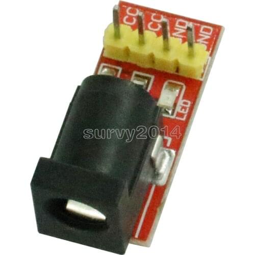 2Pcs 5.5mmx 2.1mm DC Jack Socket Power Supply Module DC Power Adapter Board 5.5 x 2.1mm For Arduino