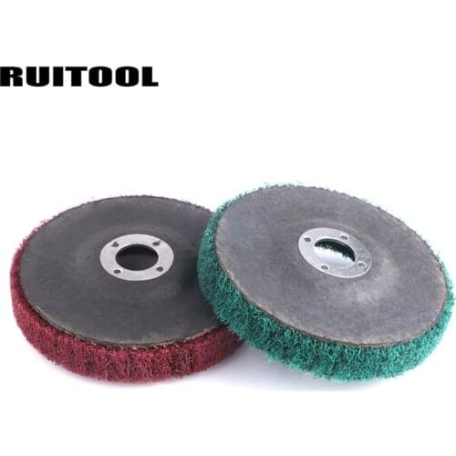 120/240 Grit Nylon Polishing Wheels 100*16mm Grinding Wheel For Metal Grinder Polishing Disc Dremel Accessories