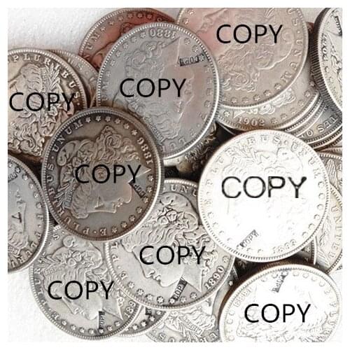 US Full Set(1879-1904)O 26pcs Morgan dollar Silver Plated Copy Coins