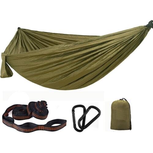 Hommock Portable Single Double Swing Bed Nylon Hanging Hommock For Outdoor Camping Backpacking