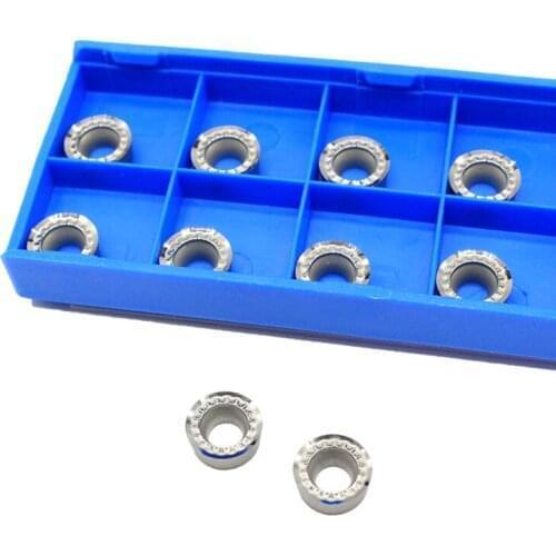 RCGT10T3 MO AK H01 RCGT 10T3 MO Aluminum cutter blade Insert Cutting Tool turning tool CNC Tools AL +TIN Alloy wood