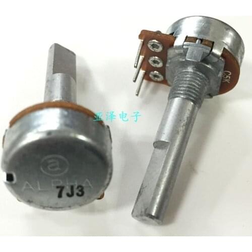 Taiwan ALPHA Alpha 16 Single Potentiometer Tripod C5K Half Axis Length 30MM Inner Bend Position