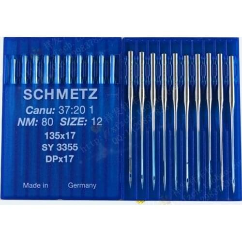 SCHMETZ Sewing Needles, DPx17,SY 3355,135x17, 20 Pcs Needles(2 Packs)/Lot,For Industrial Bartack Sewing Machines,Great Quality