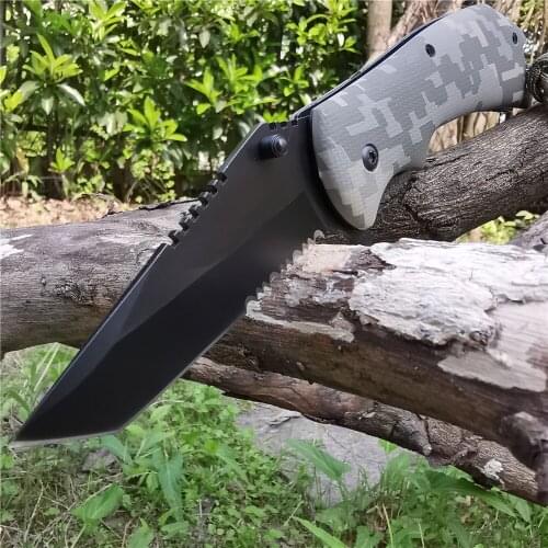 Folding Knife 8Cr13Mov Blade Steel Tactical Utility Pocket Knives Good for Hunting Camping Survival Outdoor Everyday Carry