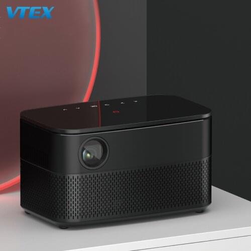 Mobile Phone Video DMD 2000 Lumens Smart Projector Android Rechargable Battery Outdoor 3D Movie Pocket 4k DLP Projector(2 pcs