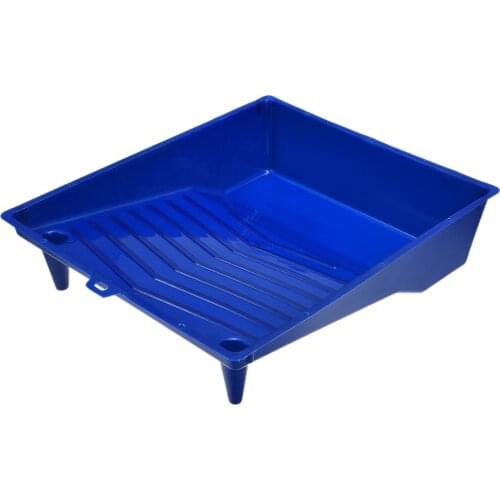 Uxcell 11 Inch Blue PP Paint Roller Tray Built for 11-Inch Roller Brushes Size 385x320x90mm / 15.16x12.6x3.54inch (L*W*H)