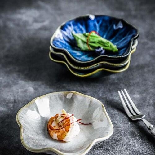 Japanese cartoon dish ceramic cute seasoning dish creative dipping dish household soy sauce dish snack dish flavor dish vinegar