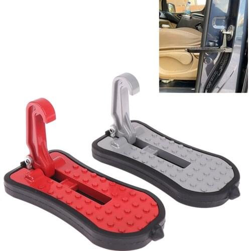 1PC Universal Car Aluminium Alloy Folding Foot Pedal For Easy Access To Car Roof