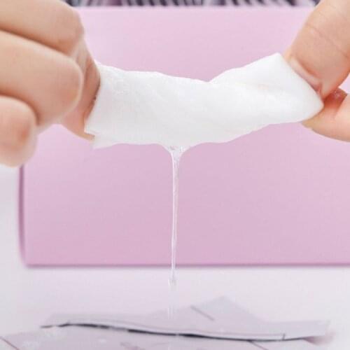 30Pcs/Set Plant Perilla Makeup Remover Wet Wipes Disposable Cotton Towel Pads Tissue Cosmetic Portable Individually Wrapped R3MF