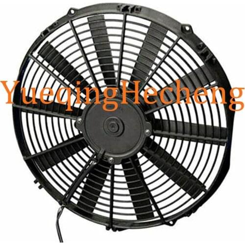 30100382 Pusher Fan 14In High Performance Straight Blade Use W/30Amp Fuse at 12V For Spal Alternatives