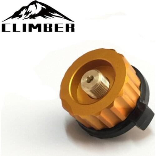New Store Camping Stove Adapter Ultralight Gas Stove Connector Nozzle Bottle Canister Furnace Connector 50g