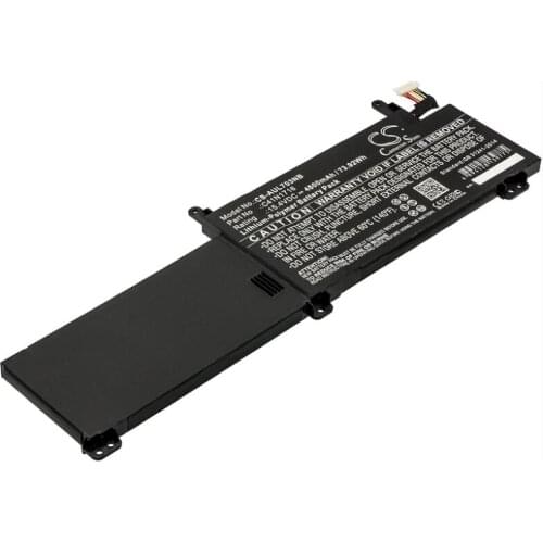 Cameron Sino 4800mAh battery for ASUS GL703GM ROG Strix GL703GM ROG STRIX S7BS ROG STRIX S7BS8750 Strix GL703GM-DS74 C41N1716