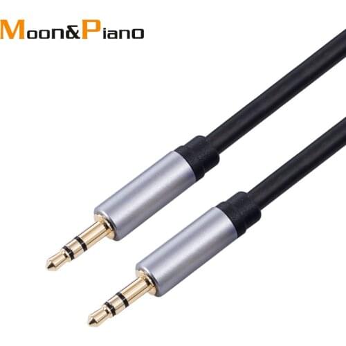 Audio line Jack 3.5mm to 3.5mm Aux Cable Male-Male Car aux Cord For Headset Mobile Phone Tablet Speaker Wire Line High Quality