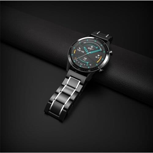 22mm 20mm Ceramics Bracelet For Huawei Watch 3 GT 2 Pro Strap For Samsung Galaxy Watch 4 Band Galaxy Watch 3 45mm 41mm Active 2
