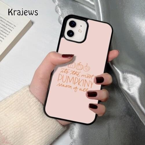 Krajews Its The Most Pumpkin Season of All coque Phone Case for iPhone 12 mini 5 6S 7 8 PLUS X XS XR 11 PRO MAX SE 2020 Cover
