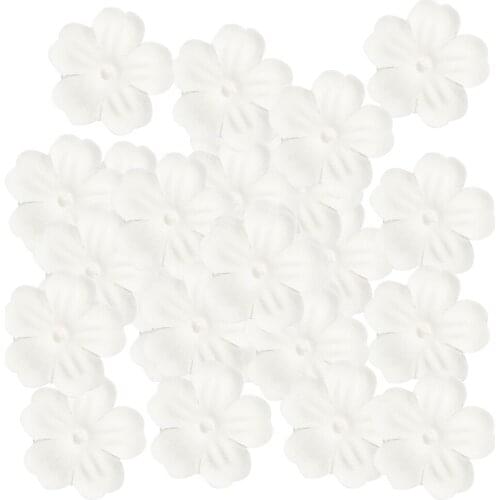 100 Pieces Artificial Simulation Flower Petals for DIY Crafts Dark Red