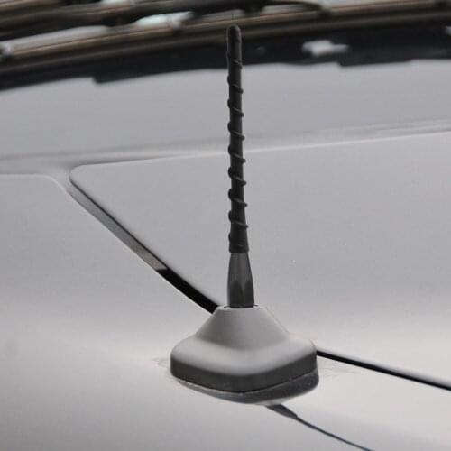 Short Spiral FM AM Radio Antenna Mast Automobile Interior Decoration Parts for Ford F-150 Super Duty Raptor 2009-2019