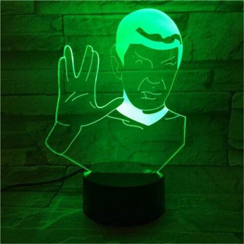 Creative 3D LED Birthday Gift Cartoon Character Night Lights USB Touch lamparas Kids Bedroom Lighting Desk Lamp Home Decor 469