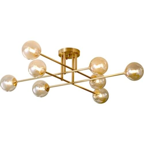 Copper ceiling light living room brass ceiling lamps dining room Kitchen fixture modern ceiling lights bedroom copper lighting