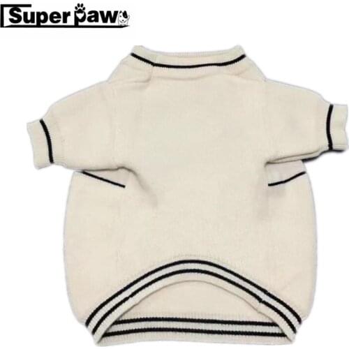 Fashion Dog Sweater Jumper Clothes Winte Warm Pet Puppy French Bulldog Pug Teddy Jacket Coat for Small Medium Teddy Dogs ZLC41