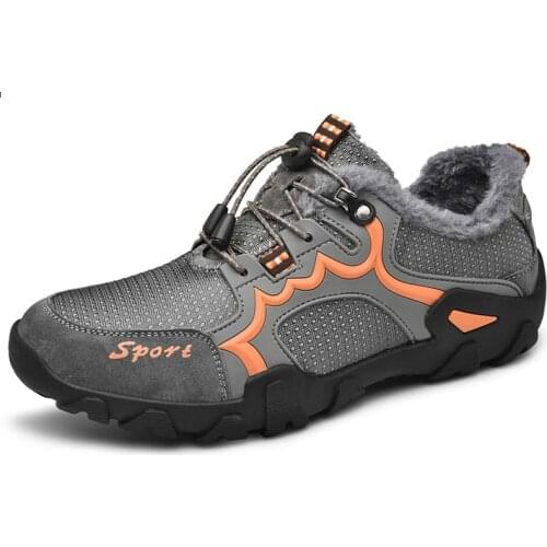 Plus Size 48 Men Sneakers Outdoor Winter Shoes Super Warm Snow Shoes Men Comfortable Keep Warm Cotton Winter Shoes Walking Man