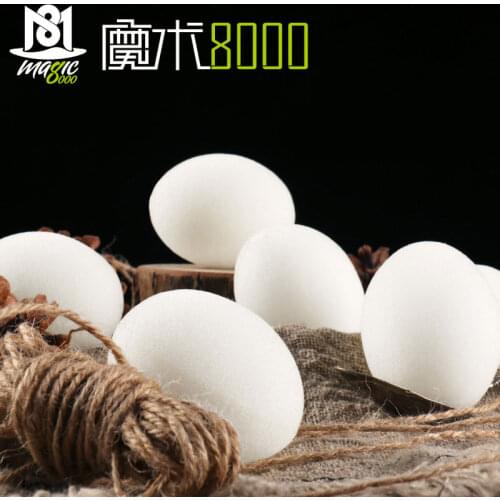 Soft Sponge Eggs Magic Tricks Appear Disappear Egg Magia Magician Stage Party Illusion Gimmick Props Mentalism Fun