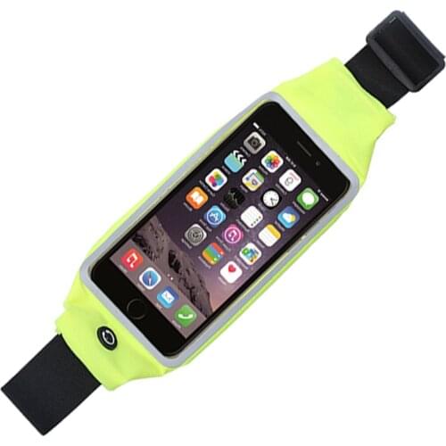 6.0'' Women Men Waist bag Sport Waist Bag Screen Touching Waterproof Running Belt Pouch Mobile Phone Holder for phone