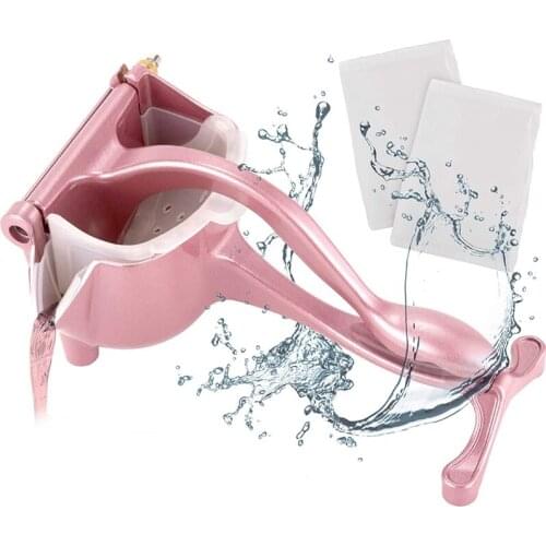 Manual Fruit Juicer Hand Press Kitchen for Orange,Lemon,Hand Squeezer,Portable Fruit Presser Juice Maker with Filter Bag