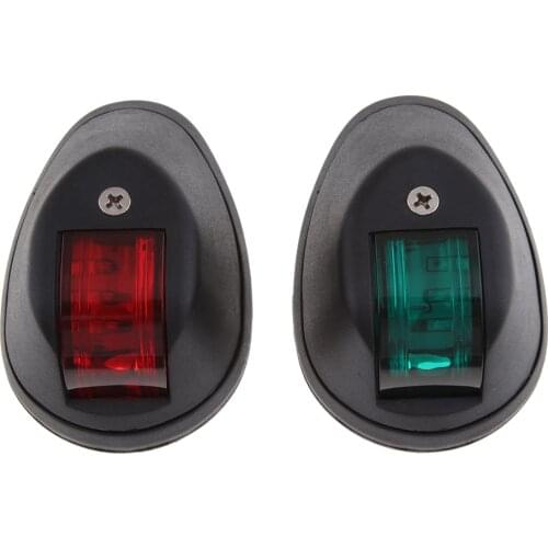 LED Marine Navigation Boat Bow LED Lighting Waterproof Red & Green Kit