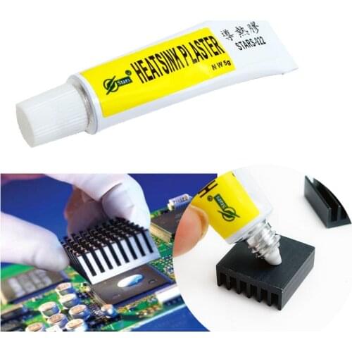 Pc-gpu-ic-8ckc with conductive radiator adhesive strong adhesive silicone adhesive paste radiator