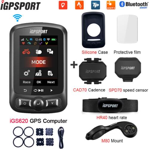 New arrive iGPSPORT IGS620 GPS Cycling Computer with Sensors Heart Rate Monitor Outdoor Accessories