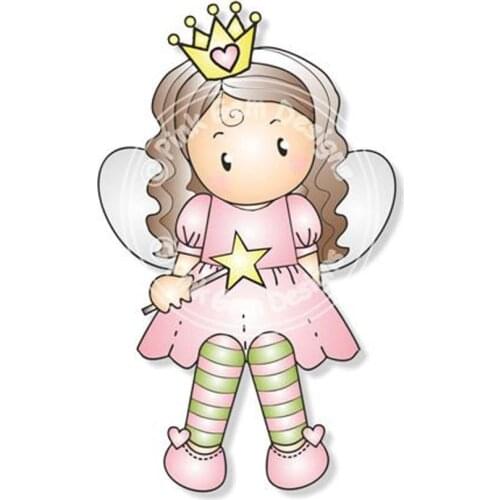 Magic Elf Princess Girl Cutting Dies Human Doll Stencil for DIY Craft Scrapbooking Cards Decorative