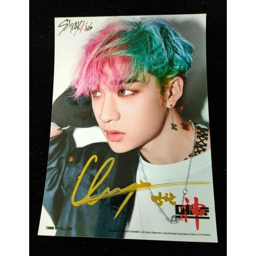 Stray Kids Bang Chan Lee Know Seo Chang-Bin Hwang Hyun-Jin HAN Felix Kim Seung-min I.N autographed photo 5*7 K-POP