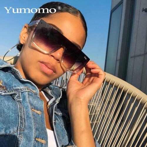 Mirror Square Oversized Sunglasses Women Men Fashion Big Frame Sun Glasses Classic Vintage Colorful Len Eyewear For Female UV400