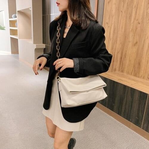 New Quality Soft Leather Ladies Shoulder Bag 2020 Winter Large Capacity Messenger Bag Fashion Ladies Handbag Underarm Bag