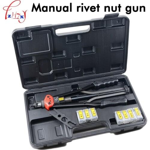 1pc M3-M12 Hand riveting nut gun BT604 hand riveter pull rivet nut riveting automatic back tools with stroke scale