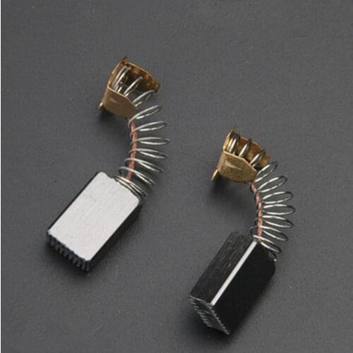 10 pair of 6*10*15 mm carbon brush with spring for Electric ho Electric Motors Carbon Brushes