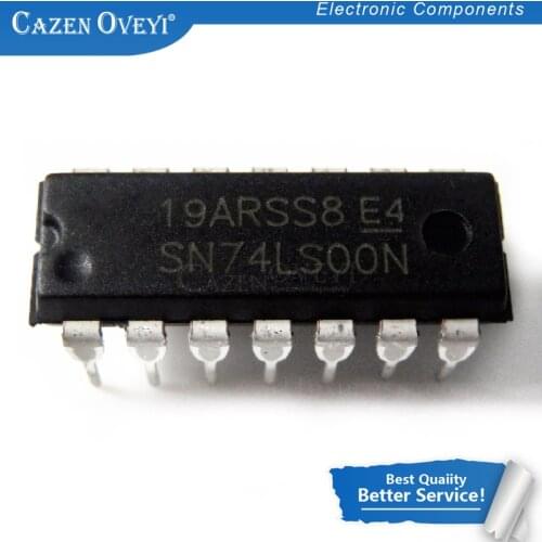 10pcs/lot HD74LS00P DIP-14 HD74LS00 DIP SN74LS00N 74LS00 In Stock