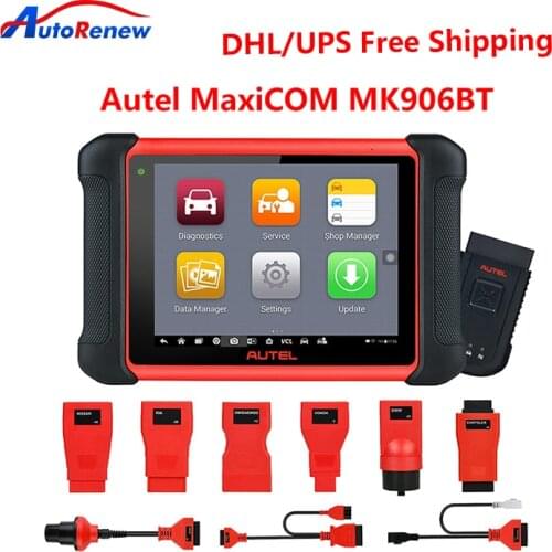Autel MaxiCOM MK906BT OBD2 Diagnostic Scanner Bluetooth-compatible VCI Box Multi-Language Upgraded Version of Maxisys MS906BT