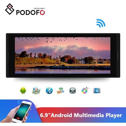 Podofo 2 Din Car Radio Autoradio MirrorLink Touch Audio Radio Bluetooth Video MP5 7" Multimedia Player FM/TF/USB With Microphone