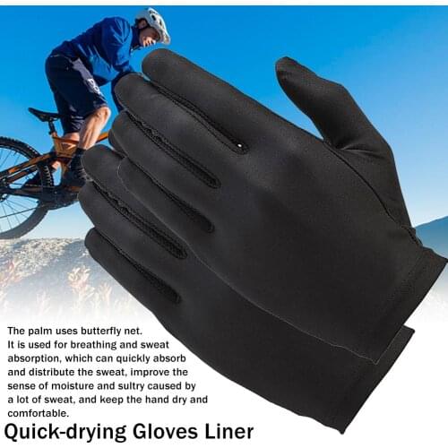 Glove Liner Quick Drying Glove Liner Inner Thin Gloves For Riding In Summer Sport Gloves Driving Cycling Gloves Quick Drying