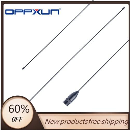 OPPXUN For Kenwood RH536 144mhz 430mhz Dual Band Radio Vhf Uhf Antenna Two Way Radio Ham Antenna Bnc Male Connector