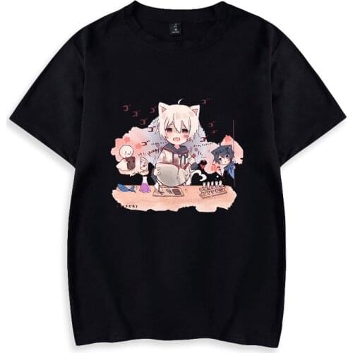 Mafumafu soraru Cotton Breathable Tshirt HipHop Short Sleeve Fashion Leisure Summer Harajuku Streetwear Parent-child outfit