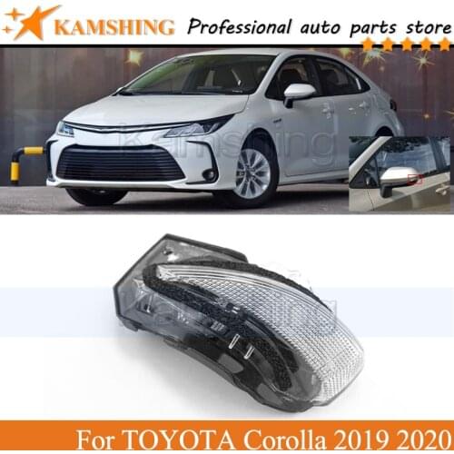 Kamshing Outer Rearview Side Mirror Turn Signal Lamp light For TOYOTA Corolla 2019 2020 LEVIN Blinker Lamp Turn Signal light