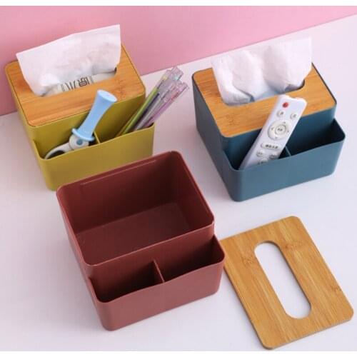 Multipurpose Tissue Box Seal Baby Wipes Paper Storage Boxes Dispenser Holder Household Plastic Dust-proof Tissue Box for Hotel