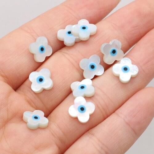 New Natural Freshwater Shell Flower Shape Pendant Beads Handmade Diy Womens Jewelry Necklace Bracelet Earrings Accessories Gift