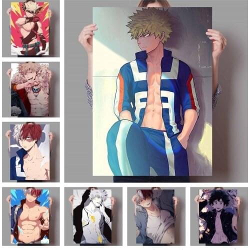 Japanese Anime My Hero Academia Poster Print Wall Art Picture Canvas Painting Nordic Style Modern Home Decoration